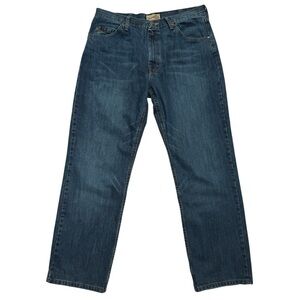 Wrangler Jeans Men's 34x32 Blue 20X Style 01 Straight Leg Denim Western